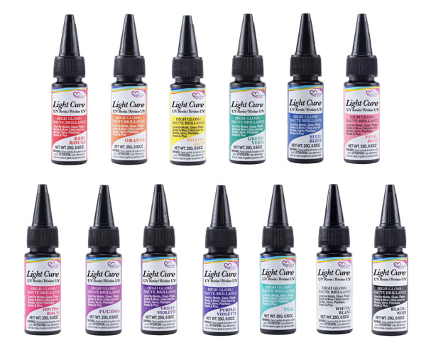 Signature Crafts™ Light Cure UV Resin 25g Colors